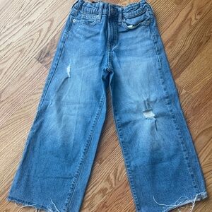 GAP Denim Blue Wide-Leg Jeans
